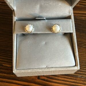 Pearl earrings